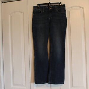 Wrangler Women's Mae Mid Rise Boot Cut Jean Size 9x 30 Western Denim